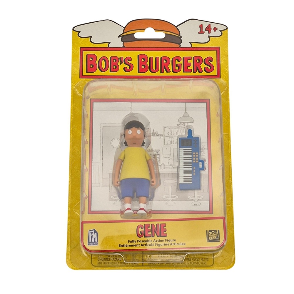 PhatMojo Bob's Burgers Gene Belcher w keyboard Fully Poseable Action Figure 2018